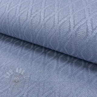 Dzianina swetrowa jacquard Diamond baby blue