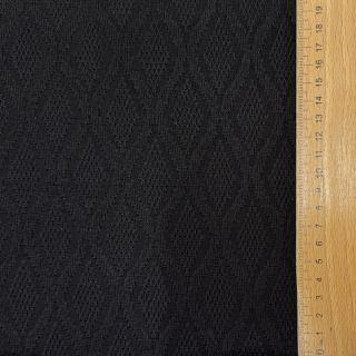Dzianina swetrowa jacquard Diamond black