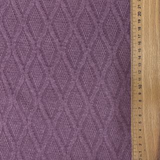Dzianina swetrowa jacquard Diamond lavender