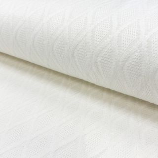 Dzianina swetrowa jacquard Diamond off white