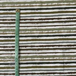Bawełniana tkanina Small stripes Snoozy taupe