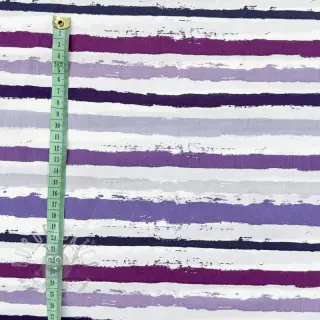 Bawełniana tkanina Big stripes Snoozy violet