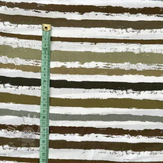 Bawełniana tkanina Big stripes Snoozy taupe