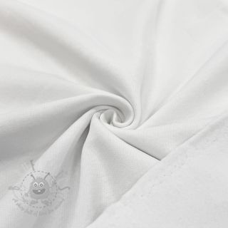 Dresówka drapana optical white