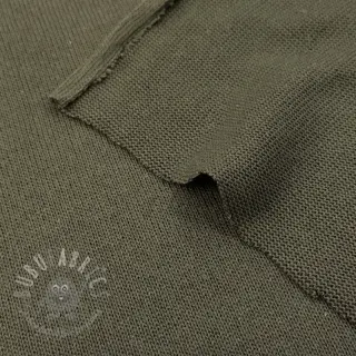 Dzianina swetrowa BABY KNIT camo green
