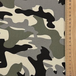 JEANS DENIM STRETCH Camouflage grey