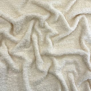 Dzianina swetrowa Paris bouclé ecru