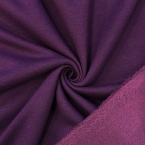 Dresówka drapana MELANGE bordeaux