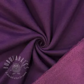 Dresówka drapana MELANGE bordeaux