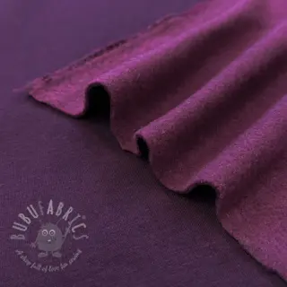 Dresówka drapana MELANGE bordeaux