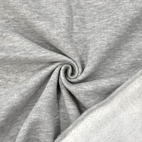 Dresówka drapana MELANGE light grey