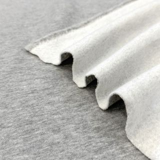 Dresówka drapana MELANGE light grey