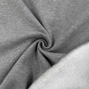 Dresówka drapana MELANGE middle grey