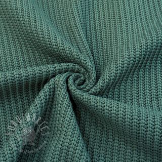 Dzianina swetrowa BIG KNIT ocean green