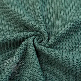 Dzianina swetrowa BIG KNIT ocean green