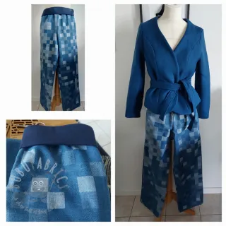 JEANS DENIM Patchwork fancy design A
