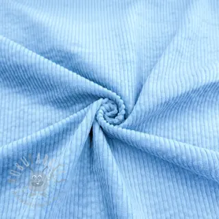 Sztruks 6W WASHED STRETCH light blue