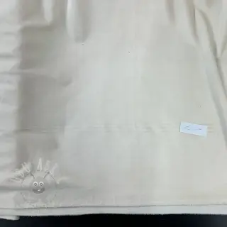 Tkanina elastyczny aksamit VELVET STRETCH ecru 2nd class