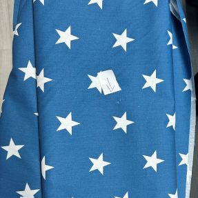 Bawełniana tkanina Stars indigo 2nd class