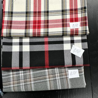 Pakiet tkanin tartan 018