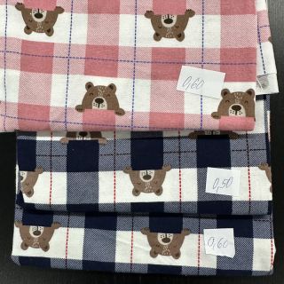 Pakiet tkanin bawełna FLANNEL 006