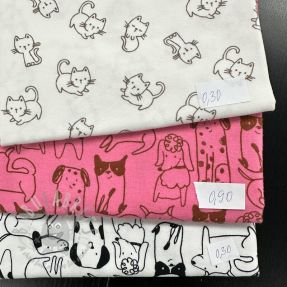 Pakiet tkanin bawełna FLANNEL 007