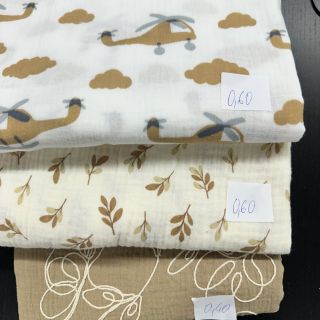 Pakiet tkanin double gauze 2328