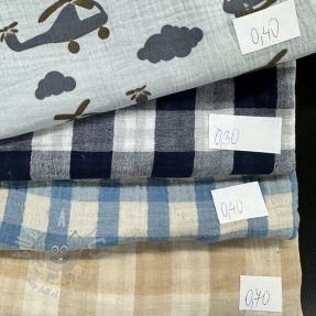 Pakiet tkanin double gauze 2340