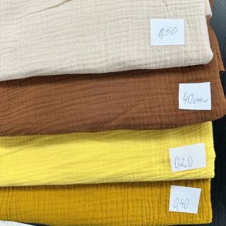 Pakiet tkanin double gauze 2348