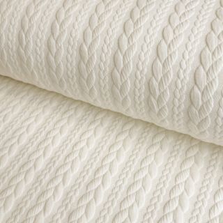 Dzianina swetrowa jacquard Cably off white