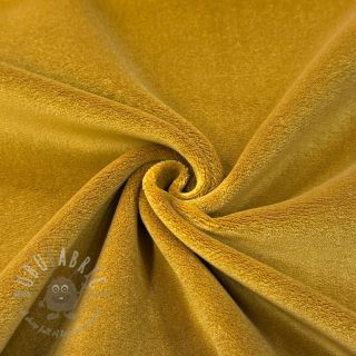 Tkanina aksamit VELVET PREMIUM mustard