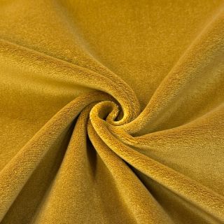 Tkanina elastyczny aksamit VELVET PREMIUM mustard