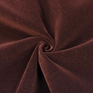 Tkanina elastyczny aksamit VELVET LIGHT reddish brown