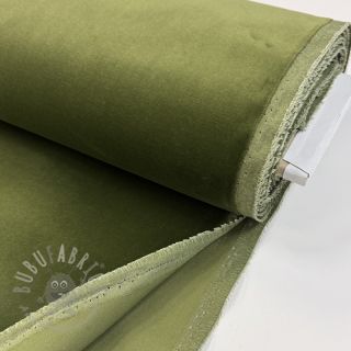 Tkanina aksamit VELVET PREMIUM khaki