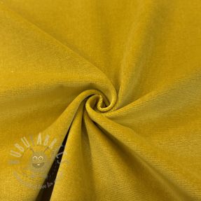 Tkanina aksamit VELVET LIGHT ochre