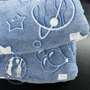 Pakiet tkanin polar Świecący w ciemności 018