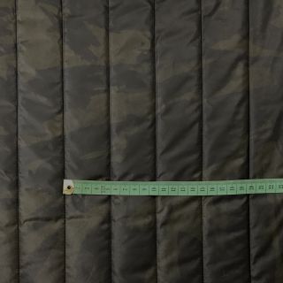 Tkanina pikowana Camouflage army green