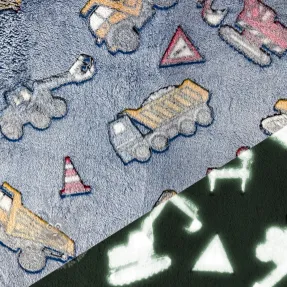 Wellness Fleece Glow in the dark Vehicles and more design A