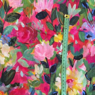 Bawełniana tkanina VOILE Flower explosion digital print