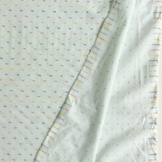 Bawełniana tkanina DOBBY Patch light mint