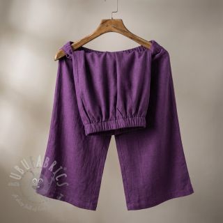 Len enzymatycznie prany dark purple