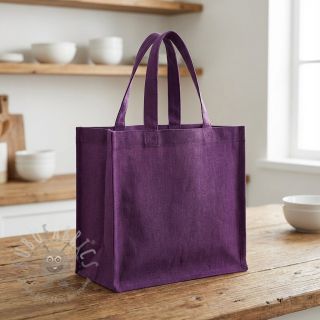 Len enzymatycznie prany dark purple