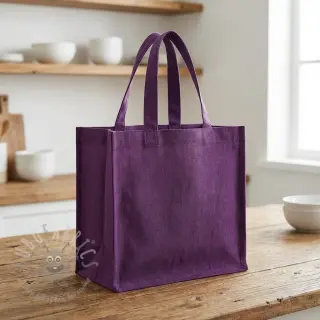Len enzymatycznie prany dark purple
