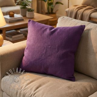 Len enzymatycznie prany dark purple