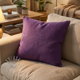 Len enzymatycznie prany dark purple