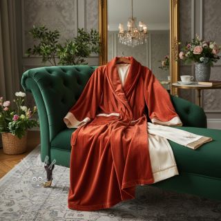 Tkanina aksamit VELVET LIGHT brick