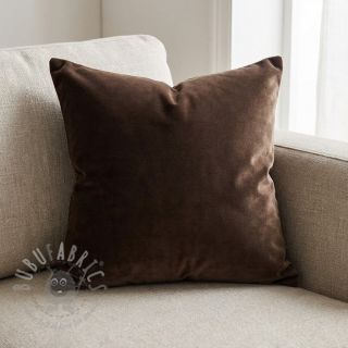 Tkanina aksamit VELVET PREMIUM chocolate