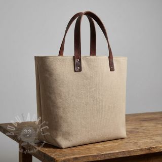 Tkanina aksamit VELVET LIGHT dark beige