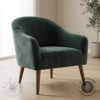 Tkanina aksamit VELVET LIGHT pine