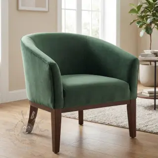 Tkanina aksamit VELVET LIGHT dark pine